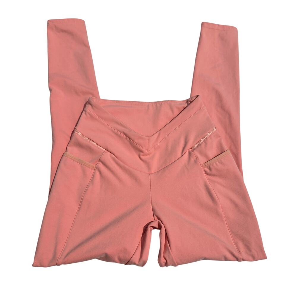 Gymshark Athletic Womens XS Peach Pink Leggings